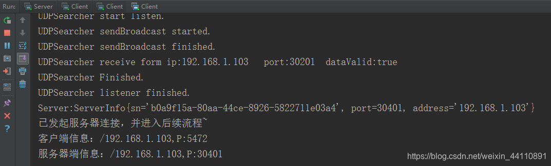 javatcp客户端程序tcp服务端连接多个客户端